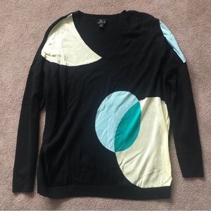 Worthington graphic sweater medium